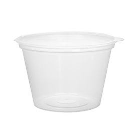 Pojemnik Okrągły z Pokrywką na Zawiasie APET 125ml (405 Sztuk)
