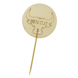 Bambusowy Patyczek do Gotowania “Bien Cuit” 9cm (60 Units)