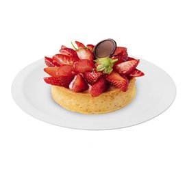 Talerz Płaski Biały Wielokrotnego Użytku "Round" PP Ø18,5cm (25 Sztuk)
