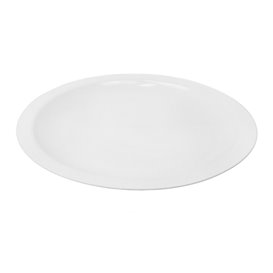 Talerz Płaski Biały Wielokrotnego Użytku "Round" PP Ø18,5cm (600 Sztuk)