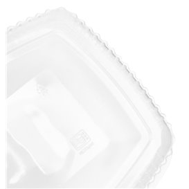 Pojemnik z Pokrywką na Zawiasie do mikrofali PP 1.500ml (25 Sztuk)