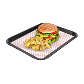 Papier Pergaminowy do Frytek Czerwerny “Vichy” 31x35cm (1.000 Sztuk)