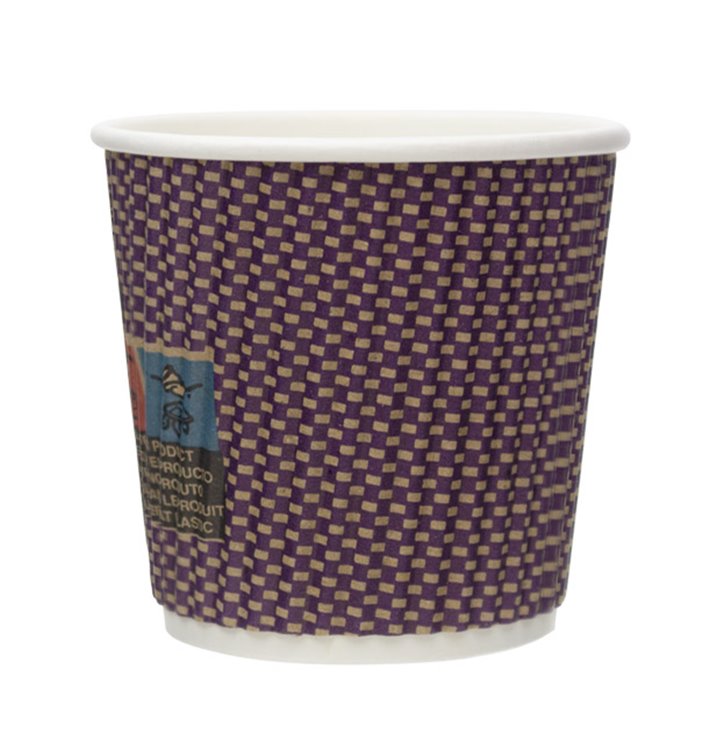 Kubek Papierowy Kędzierzawy Kraft 9Oz/270ml Ø8,0cm (25 Sztuk) Kubek Papierowy Kędzierzawy Kraft 9Oz/270ml Ø8,0cm (25 Sztuk)
