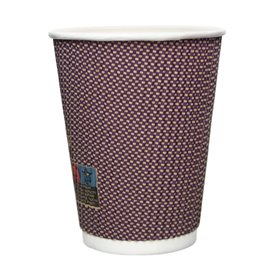 Kubek Papierowy Kędzierzawy Kraft 9Oz/270ml Ø8,0cm (25 Sztuk)