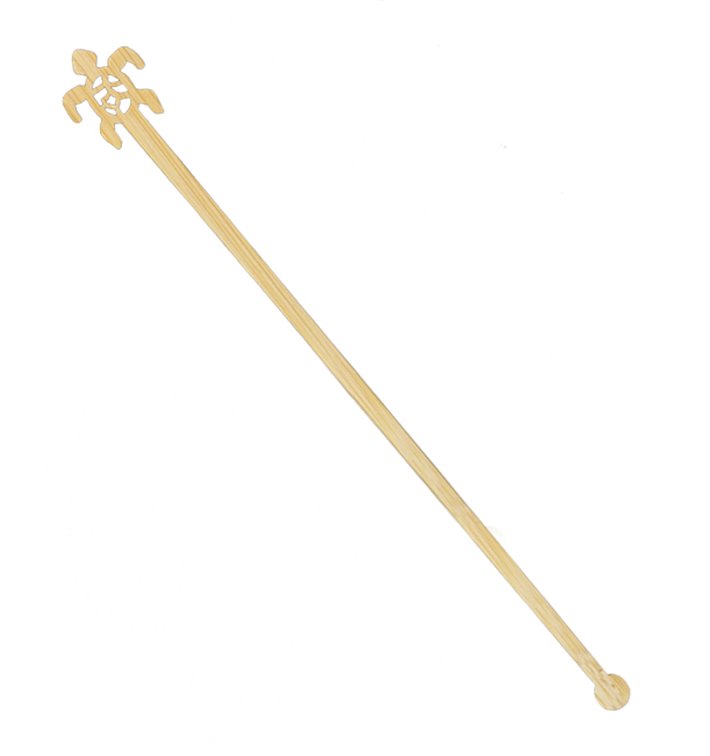 Bambusowe Mieszadełko do Napój Turtle 18cm (50 Units) Bambusowe Mieszadełko do Napój Turtle 18cm (50 Units)