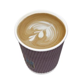 Kubek Papierowy Kędzierzawy Kraft 9Oz/270ml Ø8,0cm (25 Sztuk)