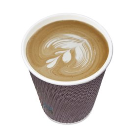 Kubek Papierowy Kędzierzawy Kraft 9Oz/270ml Ø8,0cm (25 Sztuk)