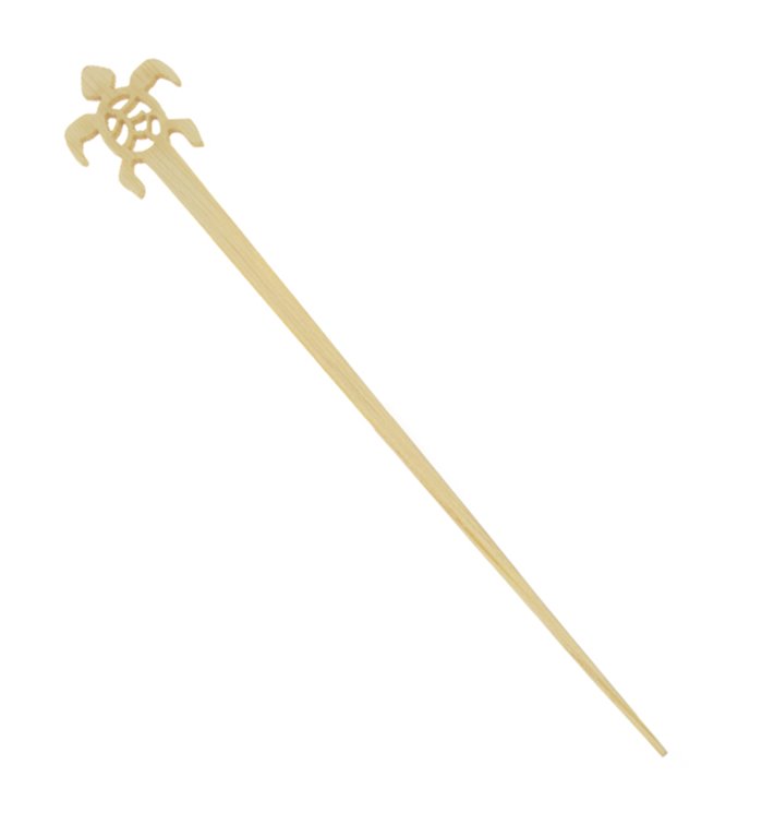 Bambusowe Mieszadełko do Napój Turtle 12cm (50 Units) Bambusowe Mieszadełko do Napój Turtle 12cm (50 Units)