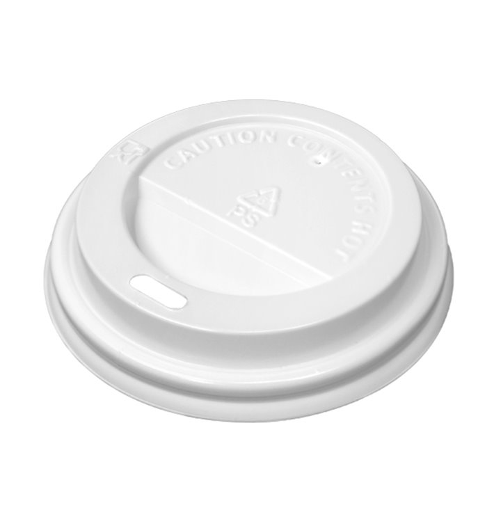 Wieczko Płaskie z Otworem PS do kubków papierowe 4Oz/120ml Ø6,2cm (1.000 Sztuk) Wieczko Płaskie z Otworem PS do kubków papierowe 4Oz/120ml Ø6,2cm (1.000 Sztuk)