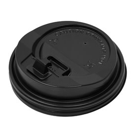 Wieczko Płaskie z Otworem PS do kubków papierowe 8, 9, 12 Oz Ø8,0cm (50 Sztuk)