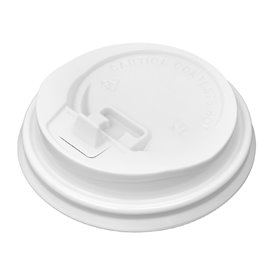 Wieczko Płaskie z Otworem PS do kubków papierowe 7Oz Ø7,2cm (1.000 Sztuk)