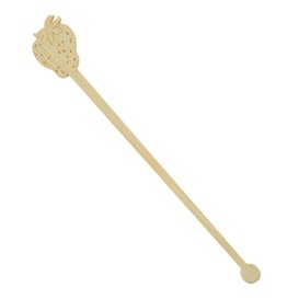 Bambusowe mieszadełko do Napój Truskawka 14cm (600 Units)