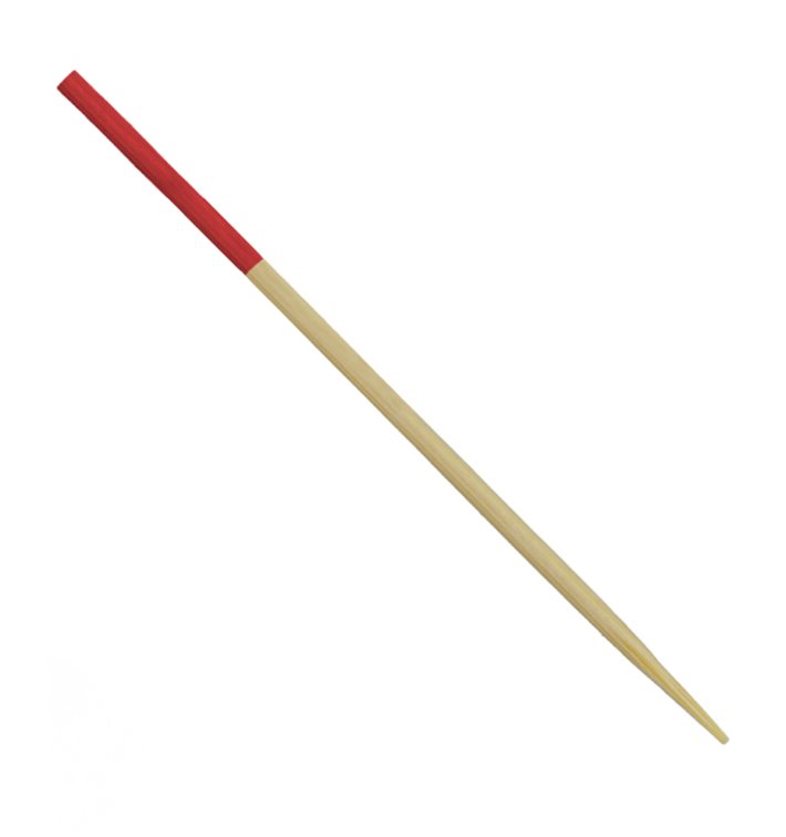 Bambusowy Szpikulec z Czerwony Końcówką 7cm (3.600 Units) Bambusowy Szpikulec z Czerwony Końcówką 7cm (3.600 Units)