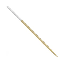 Bambusowy Szpikulec z Biały Końcówką 7cm (300 Units)