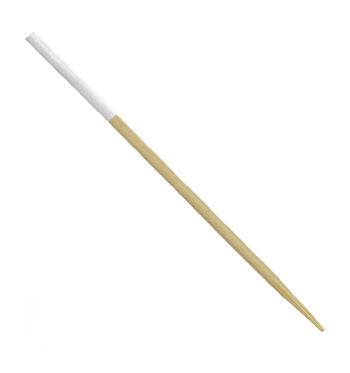 Bambusowy Szpikulec z Biały Końcówką 7cm (300 Units) Bambusowy Szpikulec z Biały Końcówką 7cm (300 Units)
