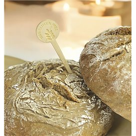 Bambusowy marker w sztyfcie “Gluten Free” 10 cm (50 Units) 
