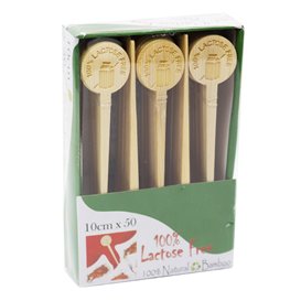 Bambusowy marker w sztyfcie “Lactose Free” 10 cm (50 Units) 