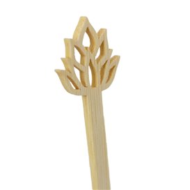 Bambusowe Mieszadełko do Napój Kwiat Lotosu 14 cm (600 Units)