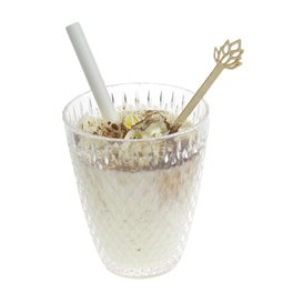 Bambusowe Mieszadełko do Napój Kwiat Lotosu 14 cm (50 Units) 