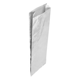 Folia aluminiowa tłuszczoodporna srebrna 26*10,3+5cm (200 Units)