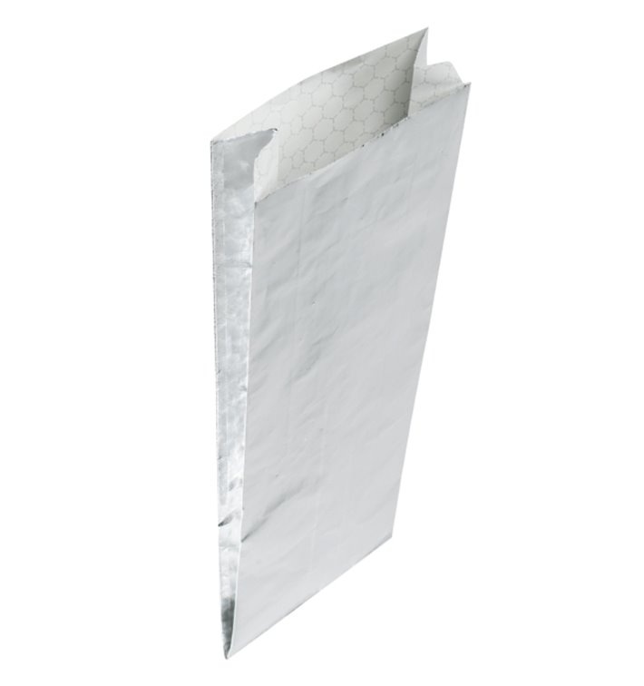 Folia aluminiowa tłuszczoodporna srebrna 31,5*10,3+5cm (2000 Units) Folia aluminiowa tłuszczoodporna srebrna 31,5*10,3+5cm (2000 Units)
