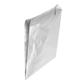Folia aluminiowa tłuszczoodporna srebrna 22,3*20+5cm (250 Units)