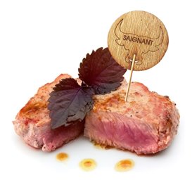 Marker do Steków Bambusowy Medium Rare “Saignant” 9 cm (1200 Units)