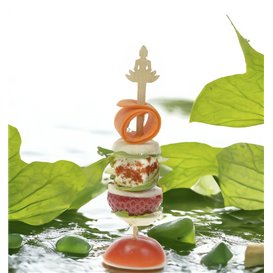 Bambusowy Szpikulec „Bouddha 1” 12cm (50 Units) 