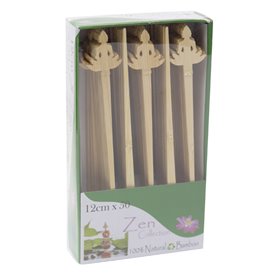 Bambusowy Szpikulec „Bouddha 1” 12cm (50 Units) 