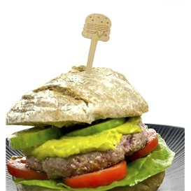Bambusowy szpikulec do burgerów 12 cm (50 Units) 