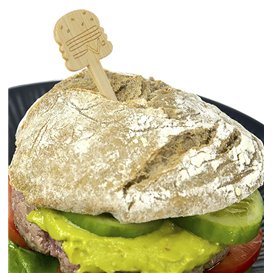 Bambusowy szpikulec do burgerów 12 cm (50 Units) 