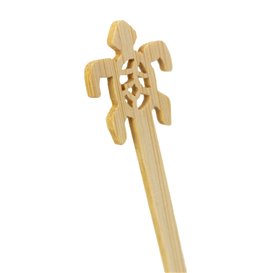 Bambusowe Mieszadełko do Napój Turtle 14 cm (50 Units) 