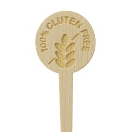 Bambusowy marker w sztyfcie “Gluten Free” 10 cm (600 Units) 