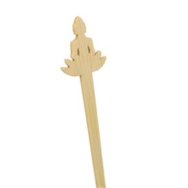 Bambusowy Szpikulec „Bouddha 1” 12cm (50 Units) 