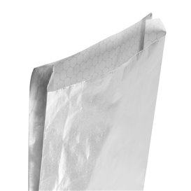 Torba Papierowa Aluminiowa Tłuszczoodporna Srebrna 22,3+5x20cm (250 Units)