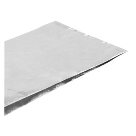 Torba Papierowa Aluminiowa Tłuszczoodporna Srebrna 26+5x10,3cm (200 Units)