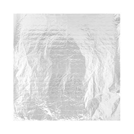 Folia aluminiowa tłuszczoodporna srebrna 41x41cm (25 Units)