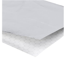 Torebka Tłuszczoodporna Otwarta Srebro 16x16cm (4000  Units)