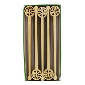 Bambusowe mieszadełko do Napój Drzewo Życia 14 cm (50 Units) 