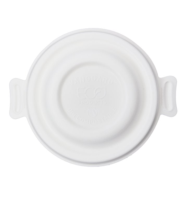 Wieczko Białe z Trzciny Cukrowej do miski 175 i 235ml (50 Sztuk) Wieczko Białe z Trzciny Cukrowej do miski 175 i 235ml (50 Sztuk)