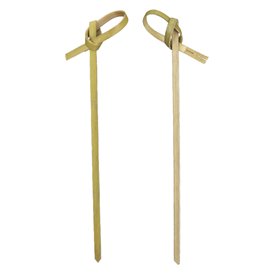 Patyczki Bambusowe Naturalne Knot 10cm (250 Sztuk)