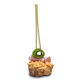 Bambusowy Podwójny Szpikulec 15 cm (100 stuks) 