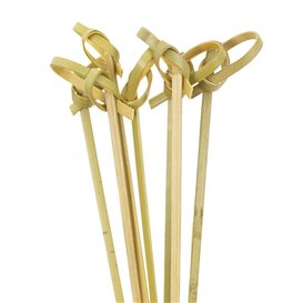 Patyczki Bambusowe Naturalne Knot 18cm (100 Sztuk)