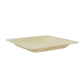 Kwadratowy Drewniany Talerz 10,5x10,5cm (25 Units)
