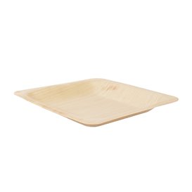 Kwadratowy Drewniany Talerz 9x9cm (600 Units)