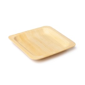 Kwadratowy Drewniany Talerz 9x9cm (600 Units)