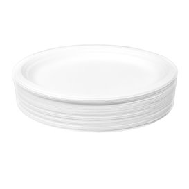 Taca Biała z Trzciny Cukrowej 32x25,5cm (500 Sztuk)