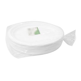 Taca Biała z Trzciny Cukrowej 32x25,5cm (500 Sztuk)