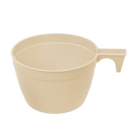 Filiżanka Wielokrotnego Użytku Beżowa "Cup" PP 90ml (50 Sztuk)