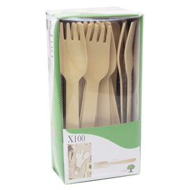 Drewniany Widelec Eco 16cm (1200 Units)